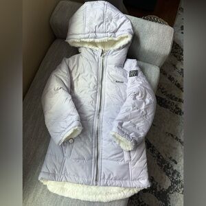 3T DKNY Lavender Fully Lined Winter Coat
